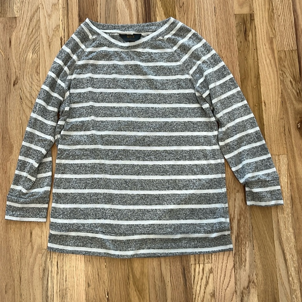 Mix by 41 Hawthorn Arnold Three Quarter Sleeve Raglan Knit Top Size small